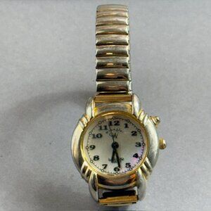 Vintage Wrangler Wristwatch Gift Retro Quartz Silver Gold Western Cowboy Womens